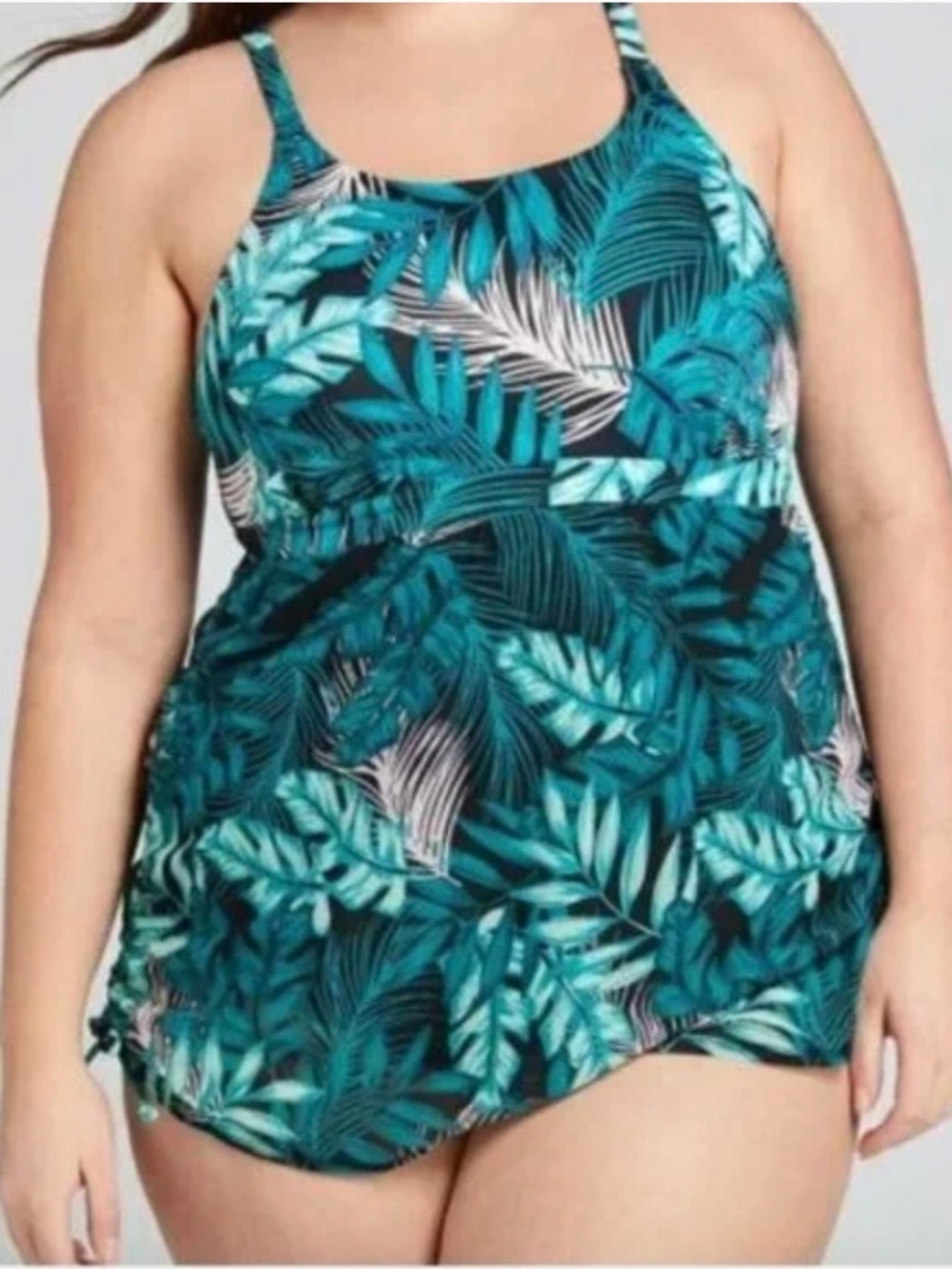 SWIM DRESS - Tropical Palms - Picture 2 of 4